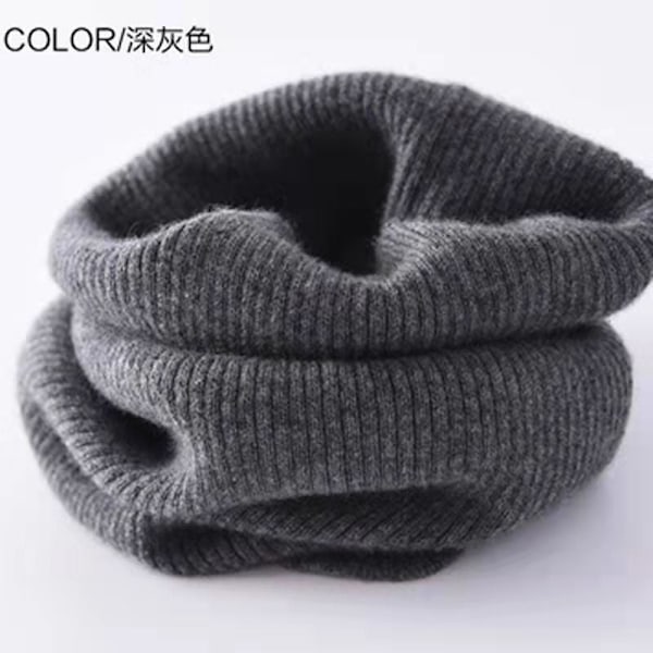Dame falsk krage Avtakbar halv Cervical Support Vinter Wa Dark gray