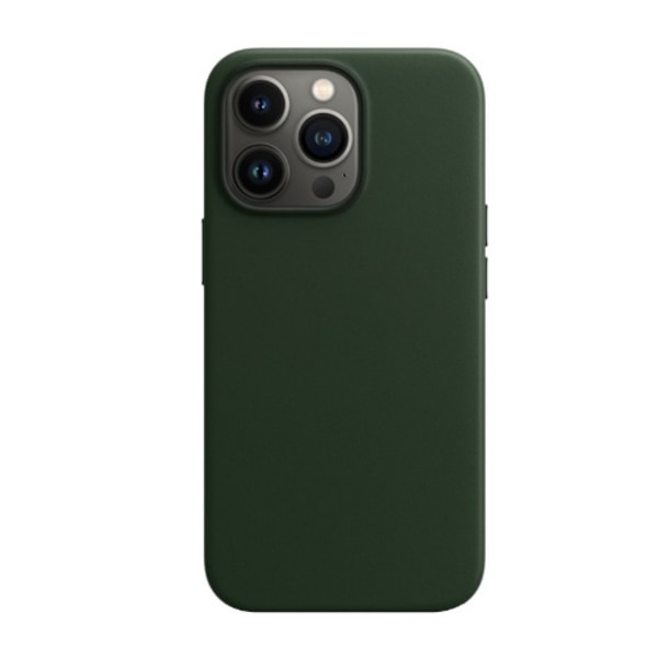 Fodral för iPhone 14plus Skjorta grön [magnetisk sugning + neutral förpackning] Unisex läder magnetisk officiell