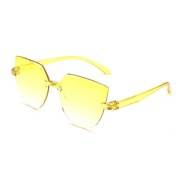 Nya ramlösa siamesiska solglasögon Crful Glasses Solglasögon Irregular Lens Glasögon