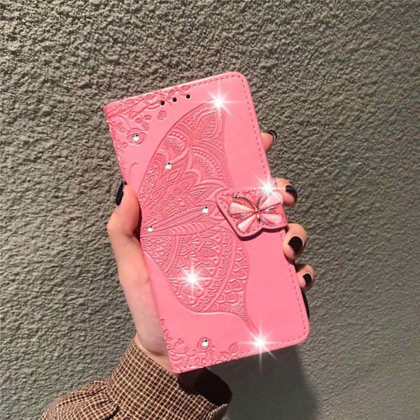 Fodral för iPhone 15 Pro Rosa Flip Magnetisk