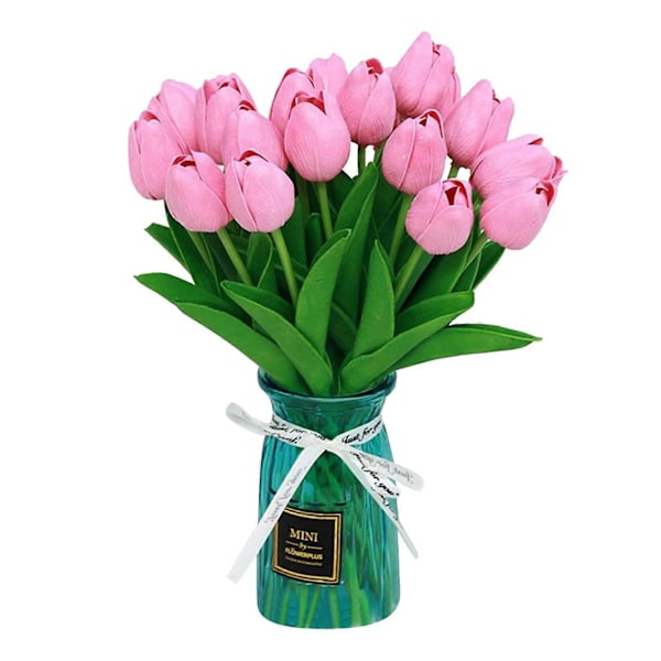 (Inkluderar ej vas) 20 stycken tulpaner Pink