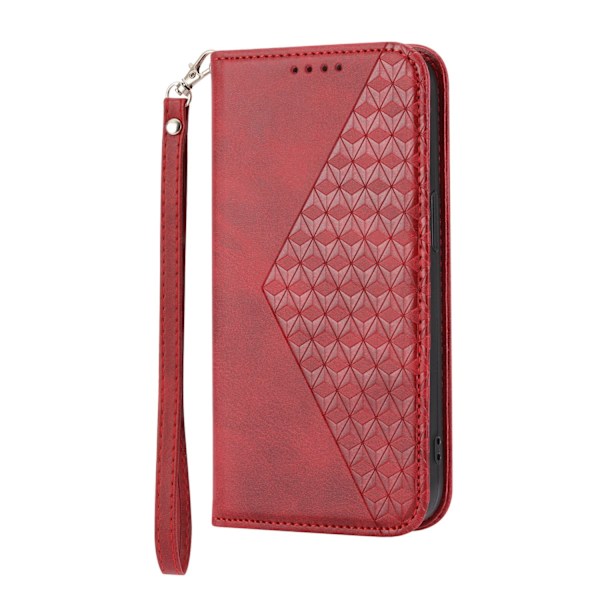 Kotelo iPhone 13 Pro Max 6.7 Claret Diamond -rannekorulle