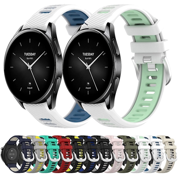 Silikonklokkereim kompatibel med Xiaomi MI Watch Color