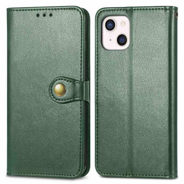 Etui til iPhone 14 Plus grøn business Magnetisk Flip