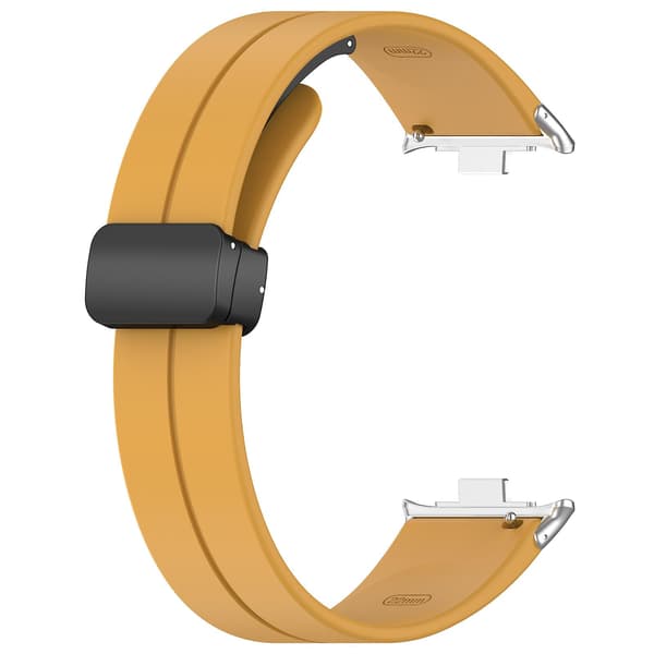 Gul Gul Magnetisk Spenne Silikonrem kompatibel med Redmi Watch 4
