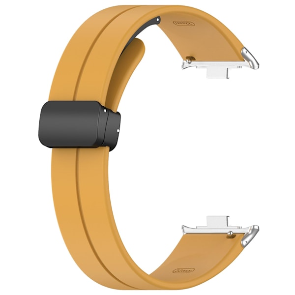 Gul Gul Magnetiskt Spänne Silikonarmband kompatibelt med Redmi Watch 4