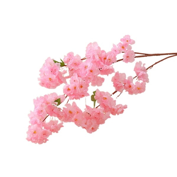 1 st Tre Grenar Konstgjord Blomma DIY Blomma Bordsdekorationer Simuleringsväxt Heminredning