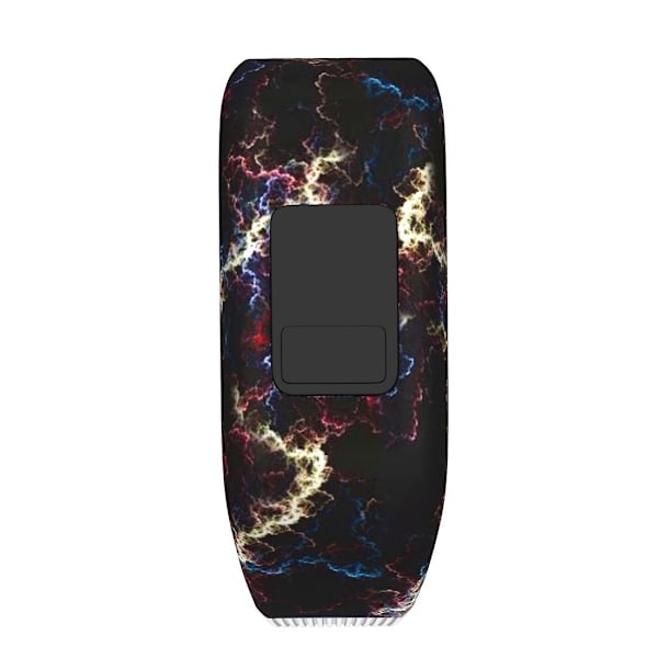 Keltainen Keltainen Keltainen Salama Silikonihihna, yhteensopiva Garmin Vivofit Jr:n kanssa, Large