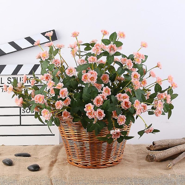 Diamant Små Rose Kunstige Blomster Kunstige Rose Blomsterbuketter Til Hjem Bryllupsfest Dekoration