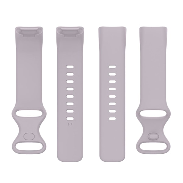 Lavendellila Lavendellila kompatibel med Fitbit Charge 5 Silikonarmband S