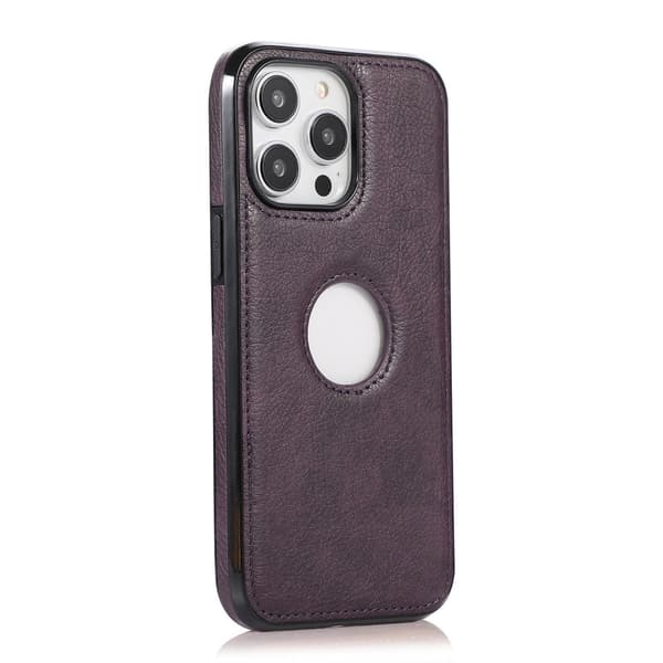 Deksel til iPhone 15PRO Mørk Lilla Manglende Full-Body