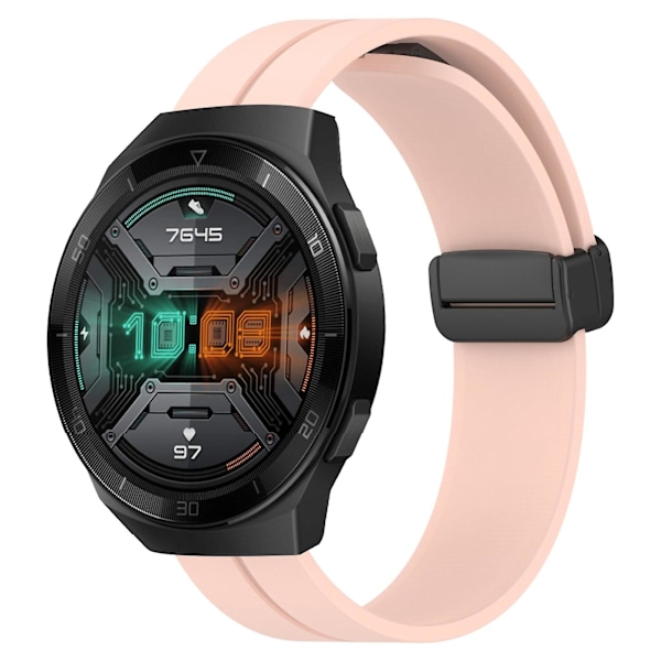 Rosa Silikon Armband kompatibelt med Huawei Watch Gt 2e