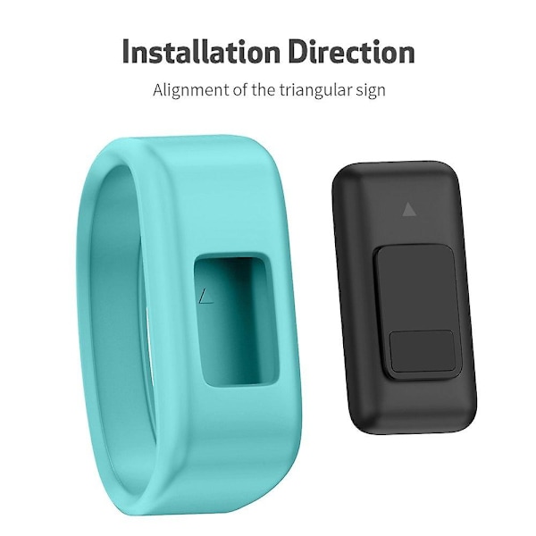 Rött silikonarmband kompatibelt med Garmin Vivofit Jr, Storlek: Small