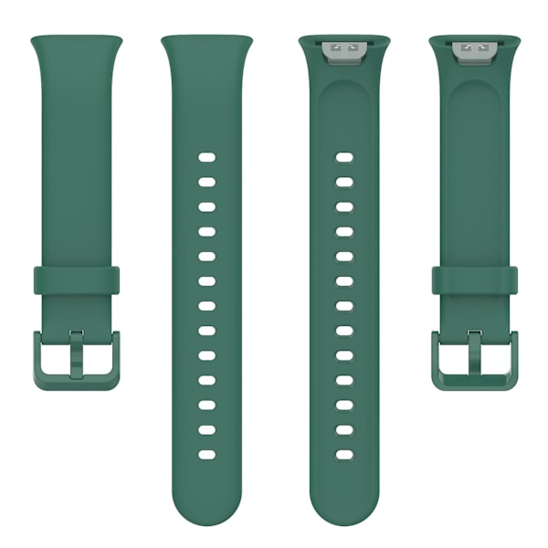 Grönt Ensfärgat Silikonarmband för Klocka