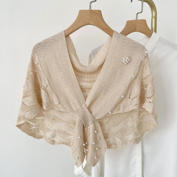 Dame falsk krage Avtakbar halv Sommer Nakke Beskyttelse Kni Lotus color