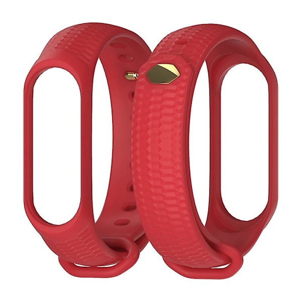 Punainen punainen ranneke, yhteensopiva Xiaomi Mi Band 3 / 4 kanssa
