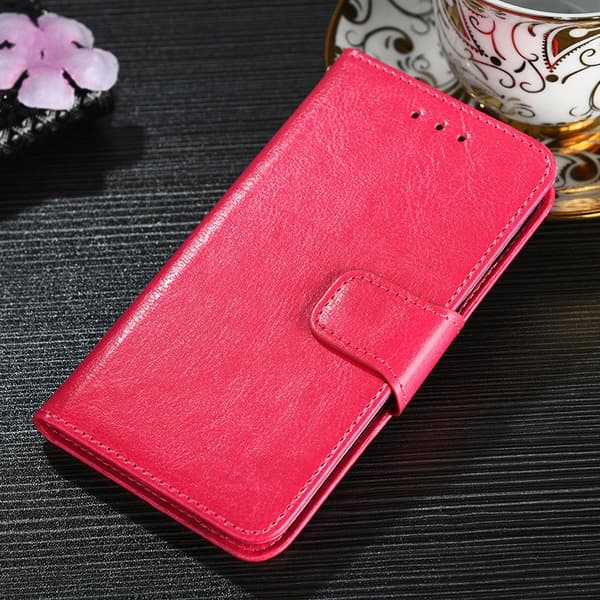 Etui til iPhone 16 Plus Rosarød stand Flip