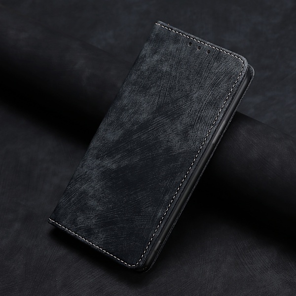 Etui til iPhone 15 sort Flip Magnetisk