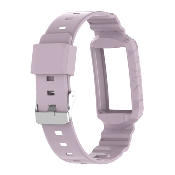 Lys Lilla Lys Lilla Silikone One Body Armor Urrem kompatibel med Fitbit Charge 4 Se kompatibel med Fitbit Charge 4 Se