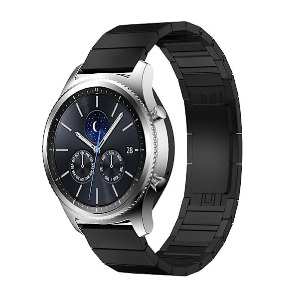 22 mm yhteensopiva Huawei Gt Runner -kellon kanssa, yksirivinen teräsranneke