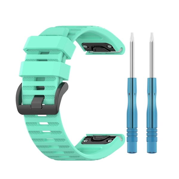 Järvensininen Järvensininen 26mm silikoninen urheiluranneke, yhteensopiva Garmin Fenix 3 Sapphire -version kanssa