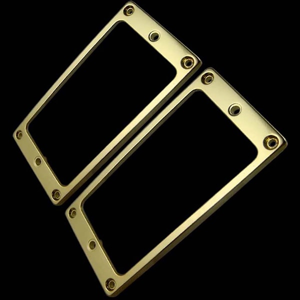 Metallinen Humbucker-mikrofonin asennusrengassarja, litteä pohja sähkökitaralle, 4 mm