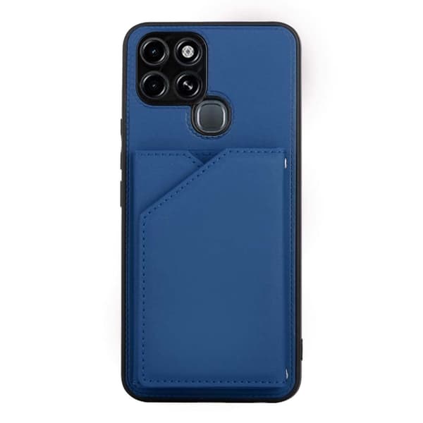 Etui til iPhone 13 mini Blå (uden lanyard) Soft-Touch Kortholder Rem Multi-Kort