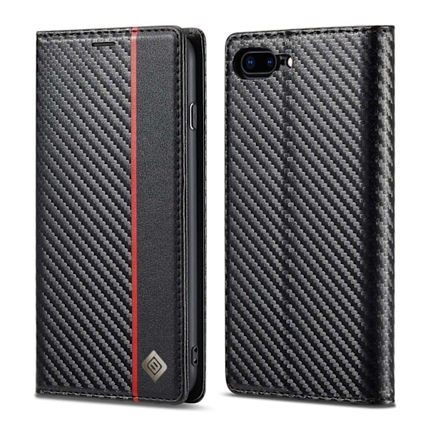 Kotelo iPhone iPhone 16plus pystysuora musta hiilikuitu hiilikuitu persoonallinen business
