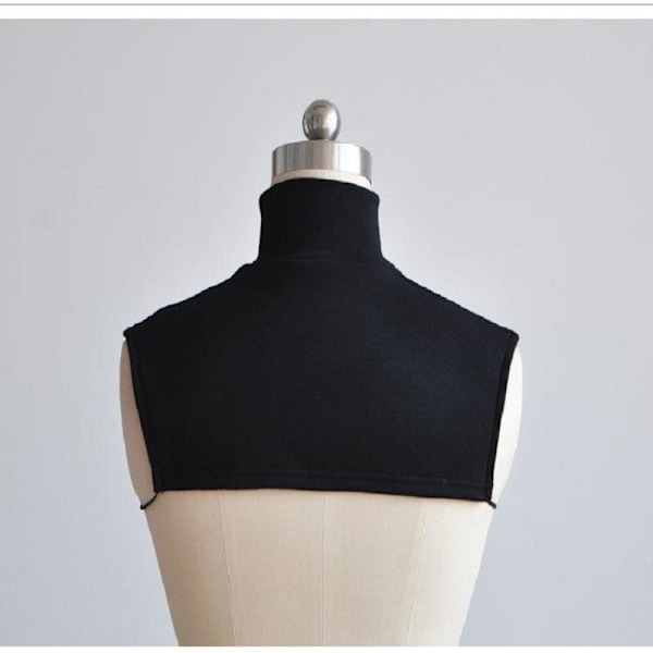 Dame falsk krage Avtakbar halv Cervical Spine Neck Protec Light gray Average size