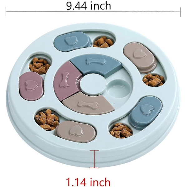 Hundleksaker med Pussel, Matpussel för Hundar för IQ-träning och Mental Stimulering, Hundgodis Pussel