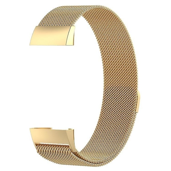 Gull Gull Rustfritt Stål Magnetisk Klokkereim kompatibel med Fitbit Charge 4 / 3 liten størrelse: 190x18mm (blå) Størrelse 190x18mm