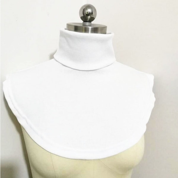 Dam Fejk Krage Kallskydd Höst Vinter Varm Stickning White-men and women can wear