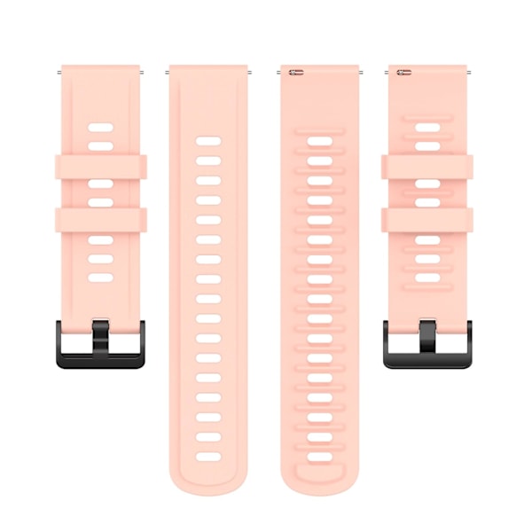 Vaaleanpunainen silikonihihna, yhteensopiva Xiaomi Watch S1 Active / Watch Color 2 -kellojen kanssa, yhteensopiva Xiaomi Watch S1 Active / Watch Color 2 -kellojen kanssa