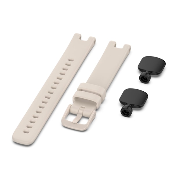 Grått silikonarmband med verktyg kompatibelt med Garmin Lily