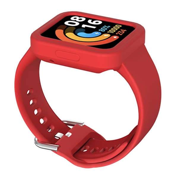 Punainen silikoninen ranneke, yhteensopiva Xiaomi Redmi Watch / Watch Liten kanssa