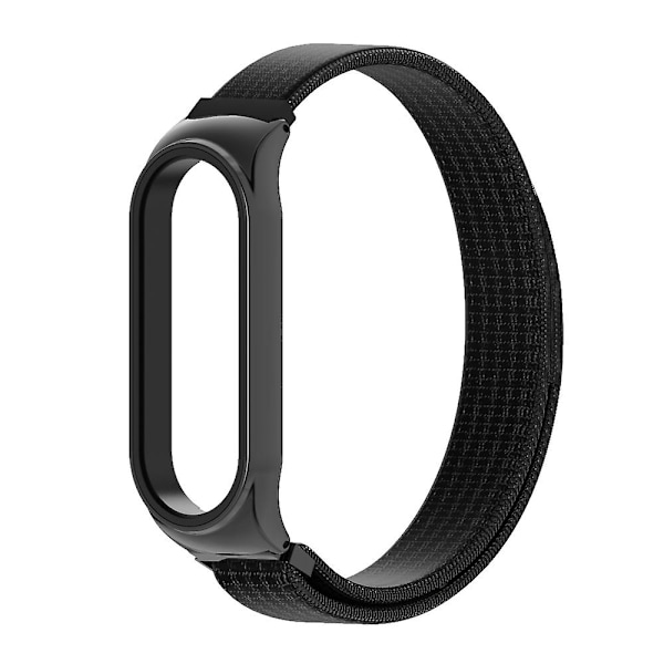Sort Sort kompatibel med Xiaomi Mi Band 6 / 5 / 4 / 3 Nylon Klokkereim