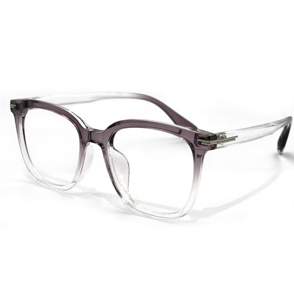 Trendiga UV-skydd polariserade solglasögon utomhus mode flerfärgade solglasögon med stora kanter Progressive purple frame Black and gray lens
