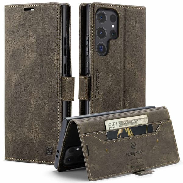 Brunt Flip Wallet-etui med kortholder til iPhone 14