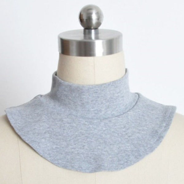 Naisten tekoviulus Unisex Yhteensopiva alusvaatteiden kaulus Deta Light gray-L-2XL