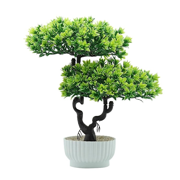 1st Konstgjord Tall Växt Fotografi Rekvisita Bröllopsfest Hem Bonsai Dekor Green