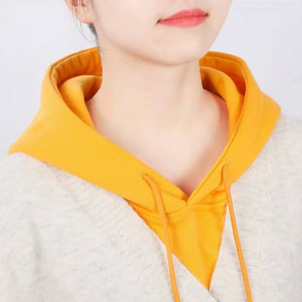 Dame falsk krage Avtakbar halv hette Avtakbar Allsidig Yellow-M