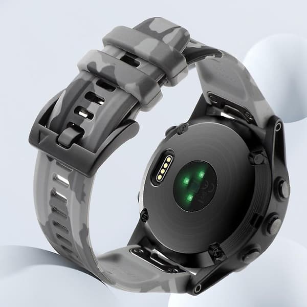 22mm Silikone Urrem kompatibel med Garmin Instinct