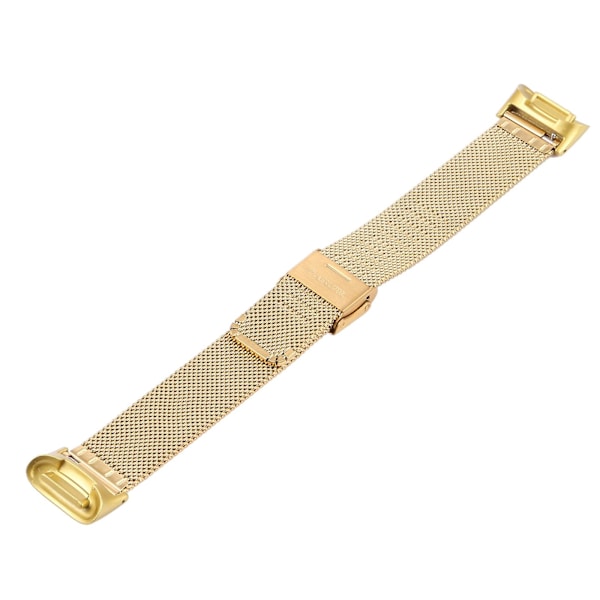Guld Milan stållænke kompatibel med Fitbit Charge 5