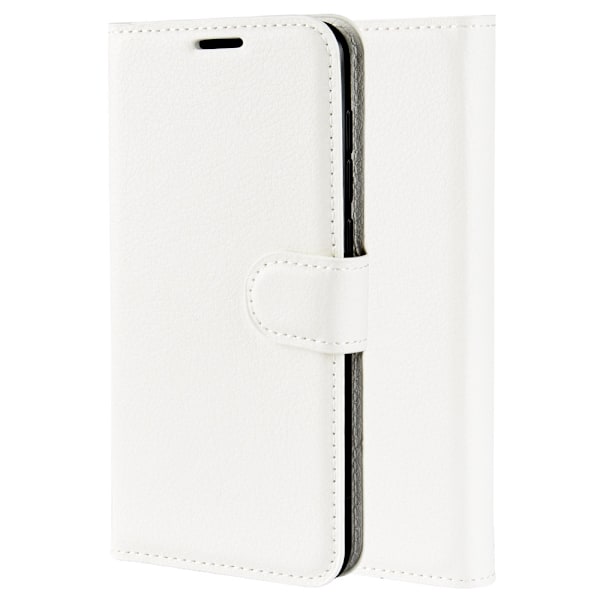 Etui til iPhone 13 Hvidt Wallet med Kortholder Stand Flip