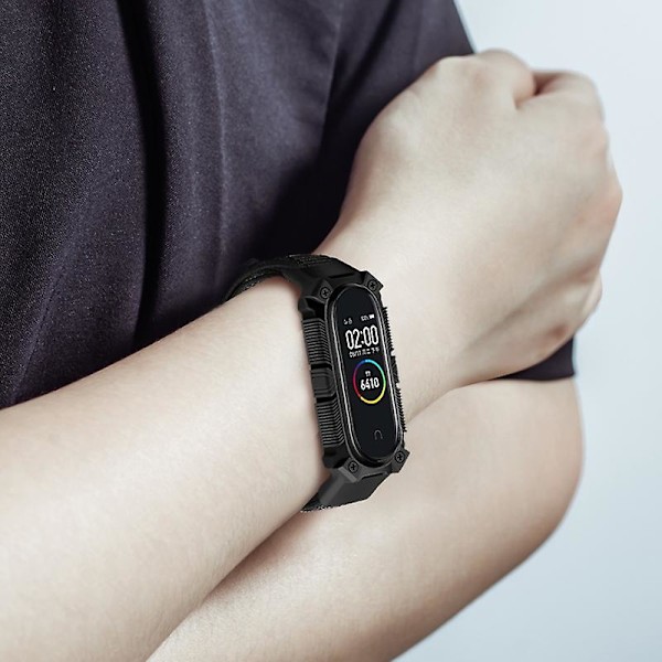 Färgglatt nylonarmband kompatibelt med Xiaomi Mi Band 6 / 5 / 4 / 3