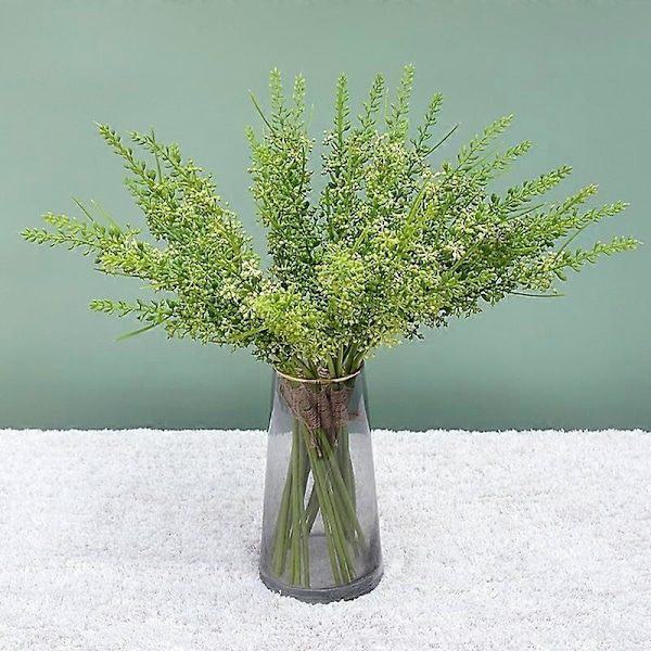 1 Bukett Kunstig Blomst som Ikke Visner, Lettstelt, Falmingsbestandig, Realistisk Bryllupsdekorasjon, Grønn Lang Stilk, Simuleringsblomst, Fotograferingsrekvisitt JIKA