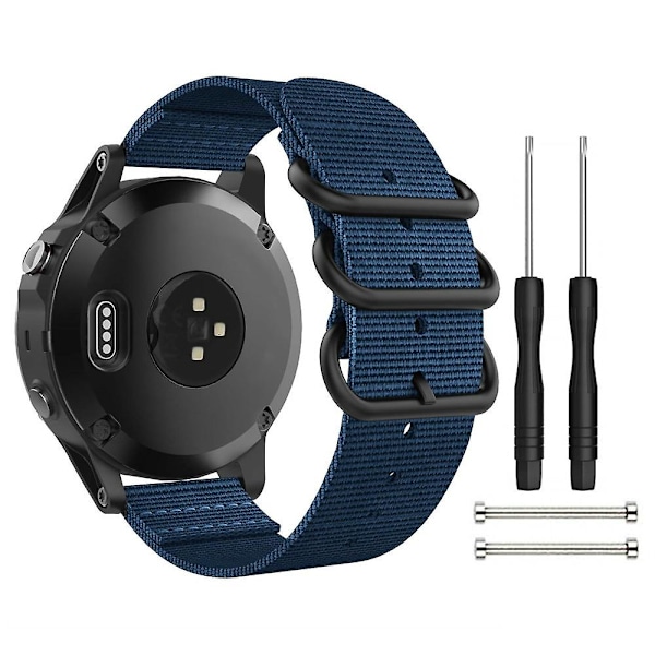 mazarine mazarine kompatibel med Garmin Fenix 3 nylonklokkereim
