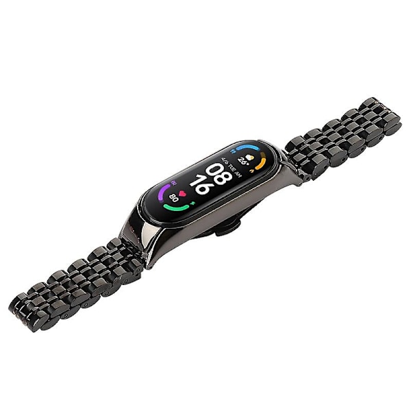 Rustfrit stål urrem kompatibel med Xiaomi Mi Band 4 / 3 kompatibel med Xiaomi Mi Band 4 / 3
