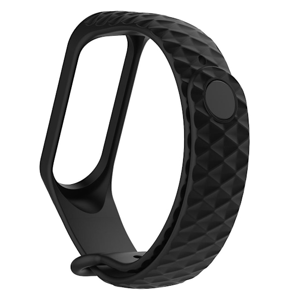 Sort Sort kompatibel med Xiaomi 3 / 4 rem