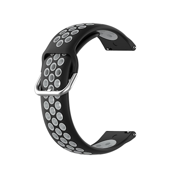 Sort Grå Sort Grå kompatibel med Huawei Watch 3 / 3 Pro Silikone Urrem